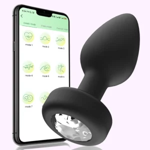 Silicone App Control Butt Plug