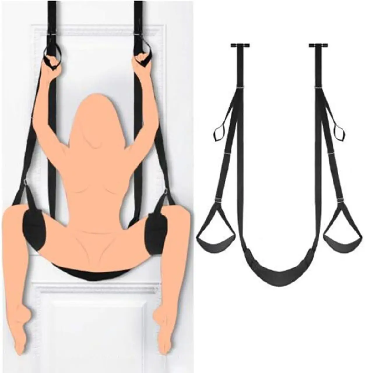 Swing Seat With Sexy Slave Bondage Kit
